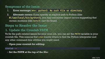 Fixing the Python Script Not Running in Cron Job Issue on macOS