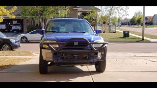 How to fit a Jeep bumper on a Honda CRV/RD1.