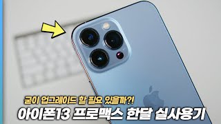 아이폰13 프로맥스 생각보다 괜찮은데?! 한달반 실사용하면서 느낀 현실적인 장단점!