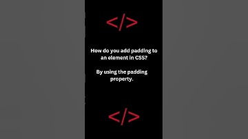 How do you add padding to an element in CSS | HTML | CSS | JavaScript