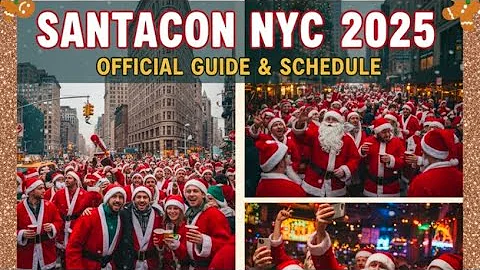 SantaCon NYC 2025 LIVE 🎅 | Christmas Chaos, Costumes & NYC History Walk  Dec 13, 2025