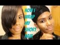 How I wrap my short hair  || the technique that finally works for me