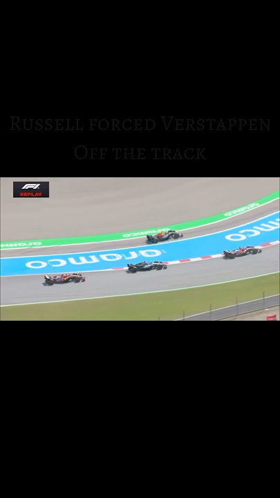 Crashstappen is back…😈 #f1 #verstappen #russell