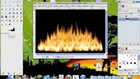 How To Make A Fire Effect In Gimp