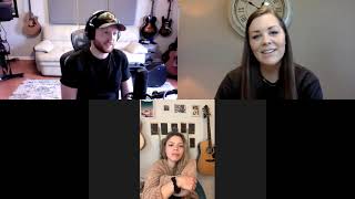 Hannah Kerr "Same God" Zoom Call with co-writers Emma Klein and Hunter Leath
