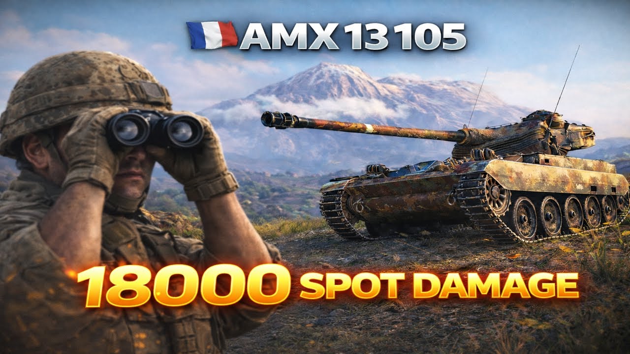 AMX 13 105 I Maçı Kazandıran Light Tanklardır 18 K Spot Hasarı 