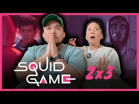 *SQUID GAME* has us HOOKED! | 오징어 게임 | 2x3 Reaction | 001