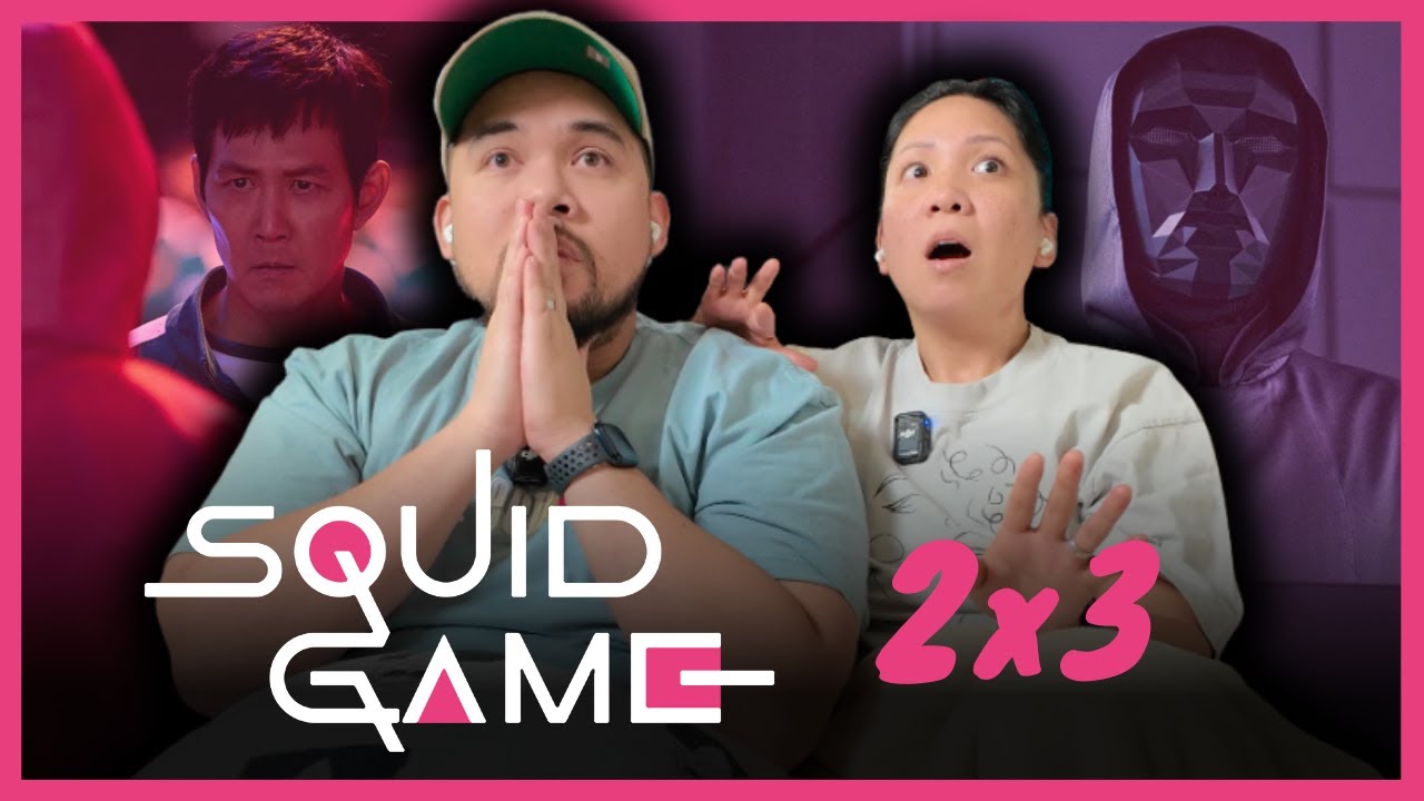 *SQUID GAME* has us HOOKED! | 오징어 게임 | 2x3 Reaction | 001
