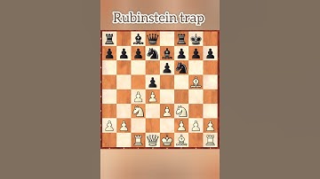 Rubinstein trap in chess #chess #chessgame
