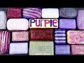 Cutting CUBES soap purple set 💜 Satisfying video relaxing sounds ASMR no talking
