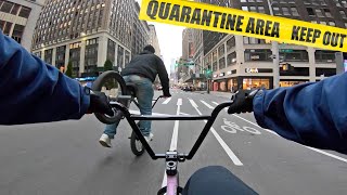 GoPro BMX Bike Riding NYC on LOCKDOWN