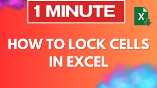 How to lock cells in EXCEL