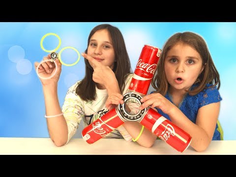 Видео: GIANT Coca-Cola FIDGET SPINNER Challenge! Гигантский Фиджет Спиннер из Кока-колы DIY Челлендж