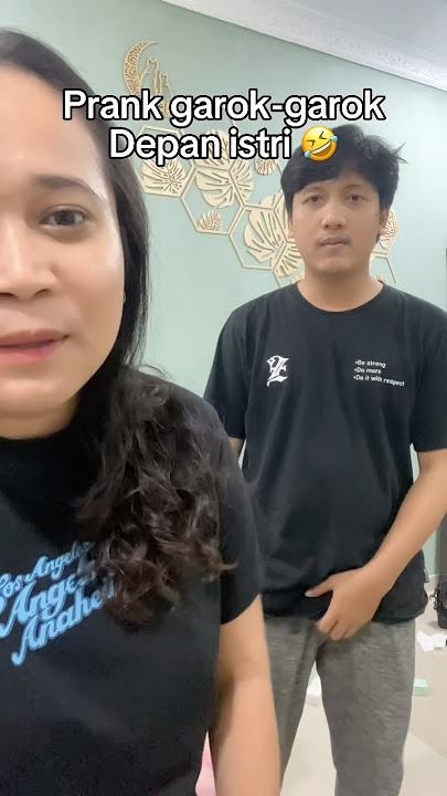 PRANK GAROK-GAROK DEPAN ISTRI #shorts #rezkirara