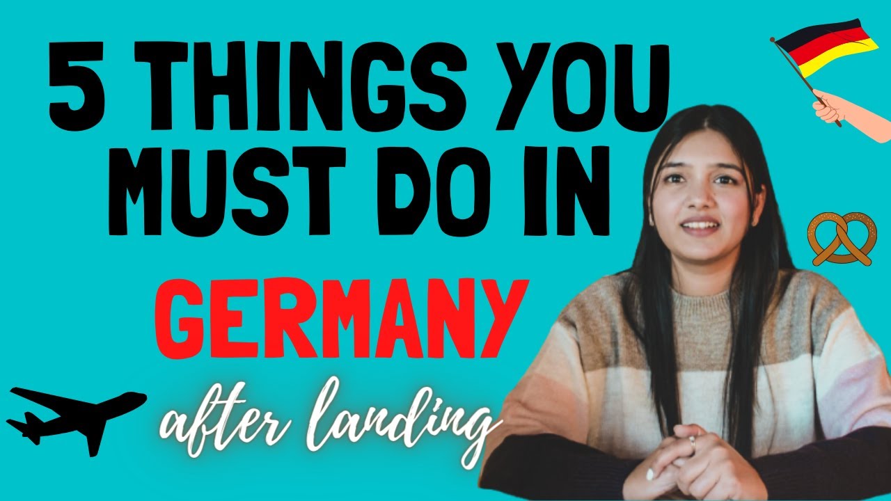 First Things to do in Germany after Landing | Long Term Visa | Indian Students and Expats