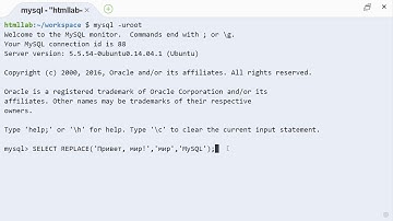 MySQL replace строковая функция