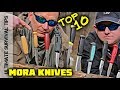 KNIFE QUEST: Top 10 Best MORA Knives for Survival / Bushcraft / Camping / Hunting