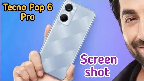 How To Take Screenshot In Tecno Pop 6 Pro, Screenshot Setting ,