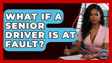 What If A Senior Driver Is At Fault? - Auto Coverage Explained