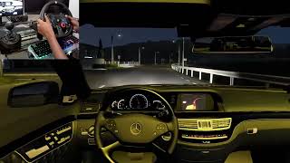 Mercedes Benz S65 | Euro Truck Simulator 2 | Logitech G29 wheel + shifter