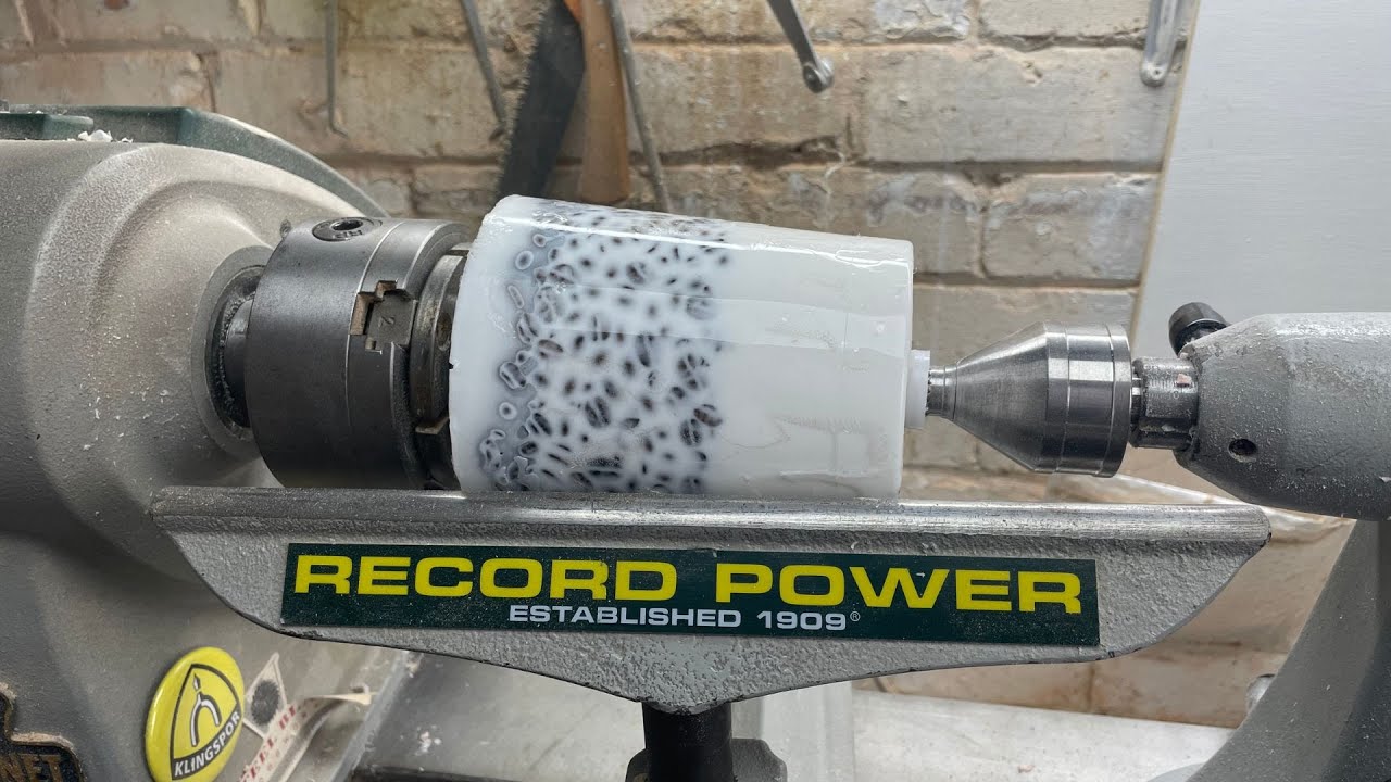 Creating a Stunning Resin and Coffee Beans Cup Woodturning