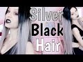 Silver And Black Hair + Lace Front Wig Tutorial And Unboxing