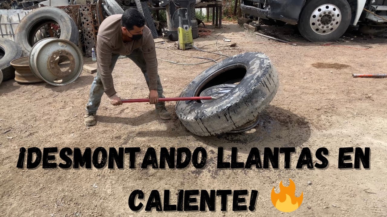 CÓMO DESMONTAR UNA LLANTA FÁCIL Y RÁPIDO 😎😉😏