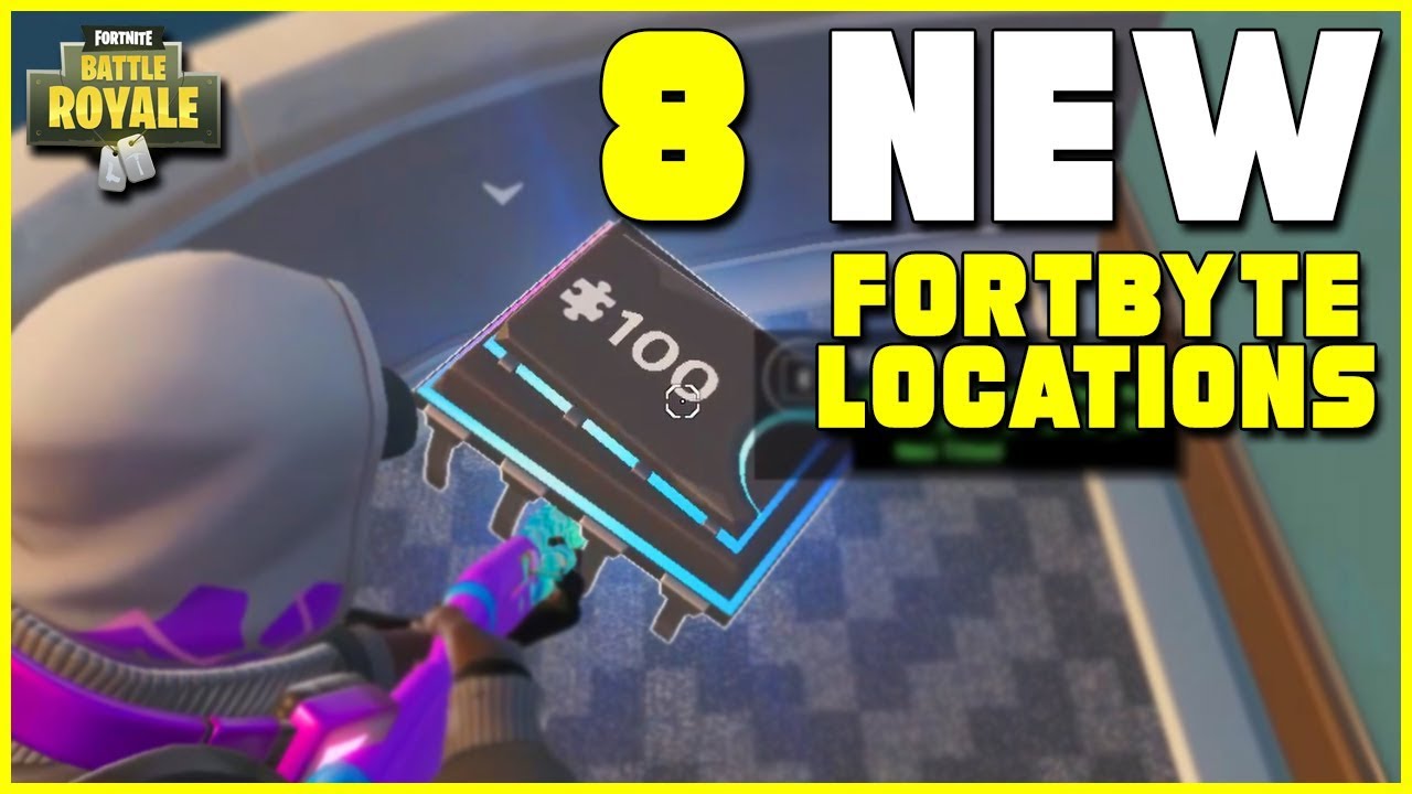8 NEW Fortbyte Locations | Fortnite Season 9 Fortbytes #11, #43, #53, #60, #62, #63, #67, 
