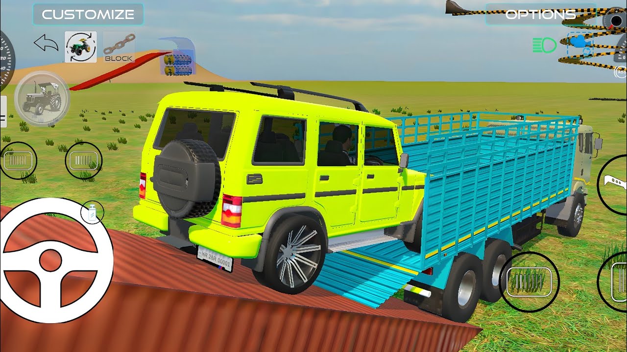 Drive truck and Bolero 4x4 in Game #scorpio #fortuner #4x4 #thar gameplay.... 