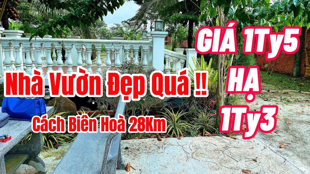 CHỦ VAY NGÂN HÀNG NÊN HẠ GIÁ 200TR ĐỂ BÁN NHANH NHÀ VƯỜN NGHỈ DƯỠNG 