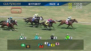 Gulfstream Park: August 17, 2017 Race 4