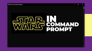 How To Watch Star Wars in Command Prompt