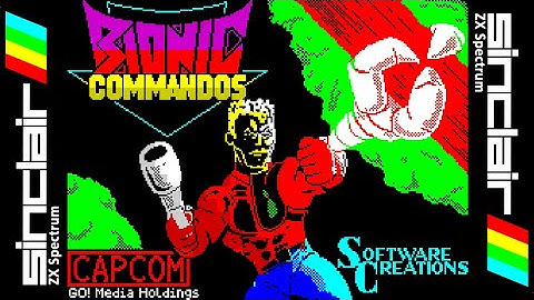 BIONIC COMMANDO (1988) Walkthrough, ZX Spectrum