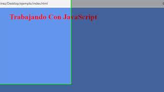 Forma de Integrar JavaScript en HTML