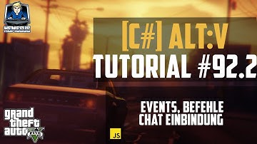 AltV Scripting Tutorial #92.2 - Events, Befehle, Chat Einbindung [Javascript] [Deutsch]