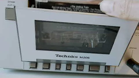 Technics M205 stereo cassette deck Vintage HiFi Made In Japan VU meter test ok