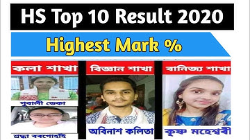Top 10 Position Assam HS 2nd Year Result 2020 ! Ahsec Result ! Science & Commerce!  help disha