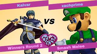 Patchwork 2026: Winners Round 2 - Kalvar (Marth) Vs. zachprime (Luigi) SSBM