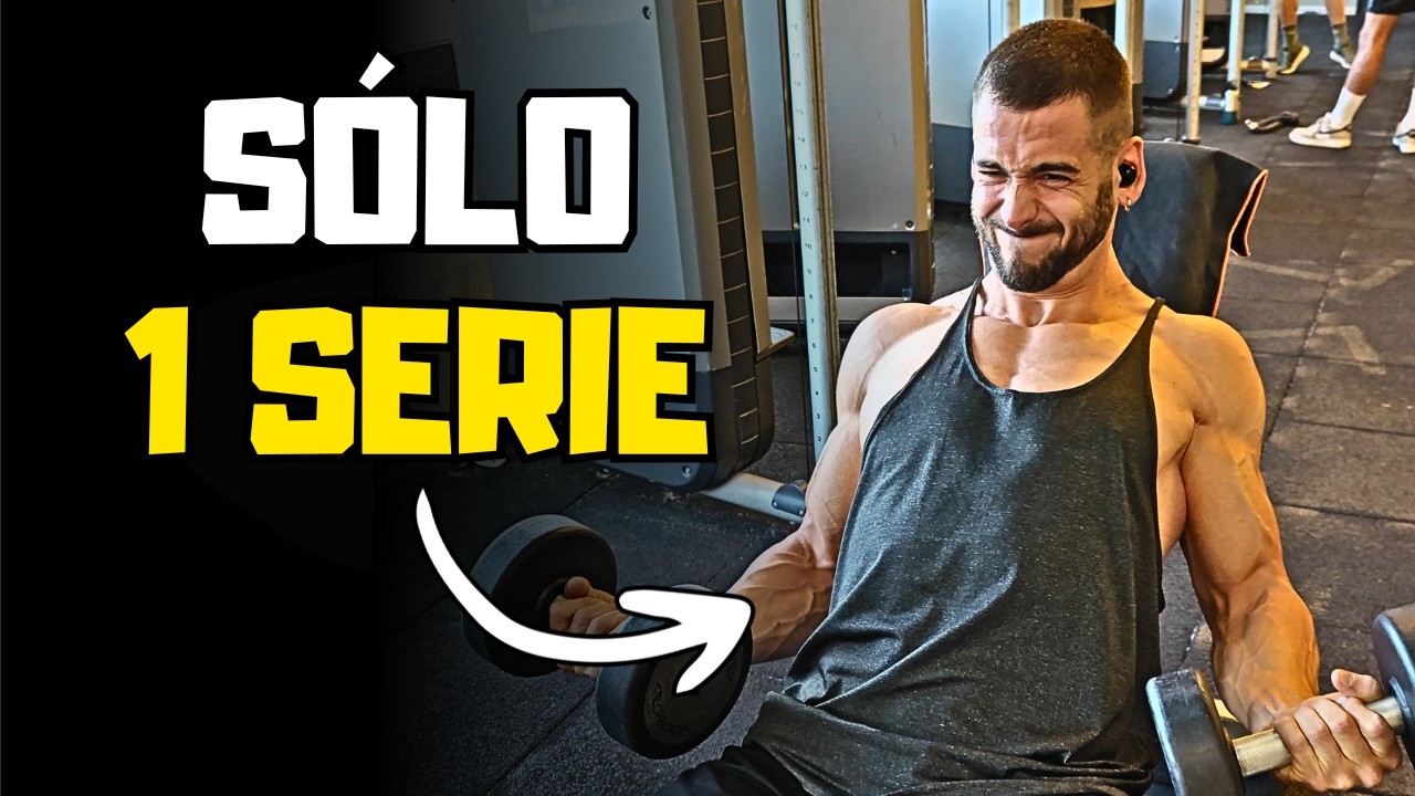 Solo NECESITAS 1 SERIE para GANAR MASA MUSCULAR
