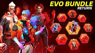 All Evo Bundles Return Event Free Fire l Free Fire New Event l Ff New Event l Divided Gamer