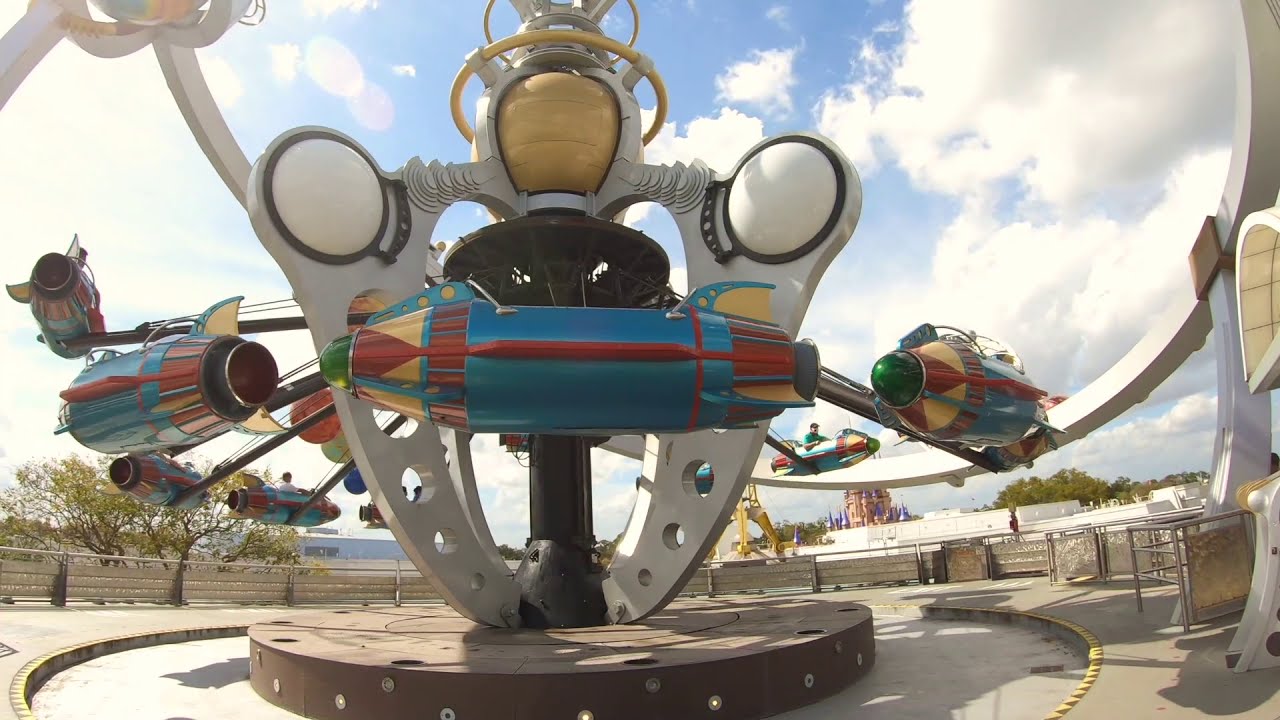 Astro Orbiter FULL POV Ride Experience 2021 in Magic Kingdom, Walt Disney World Tomorrowland