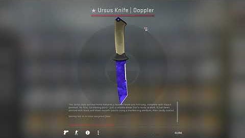 CS:GO Ursus knife | Doppler Sapphire UNBOXING