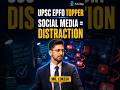 UPSC EPFO EO AO Topper Reveals Social Media Detox Strategy | Beat FOMO Stay Focused