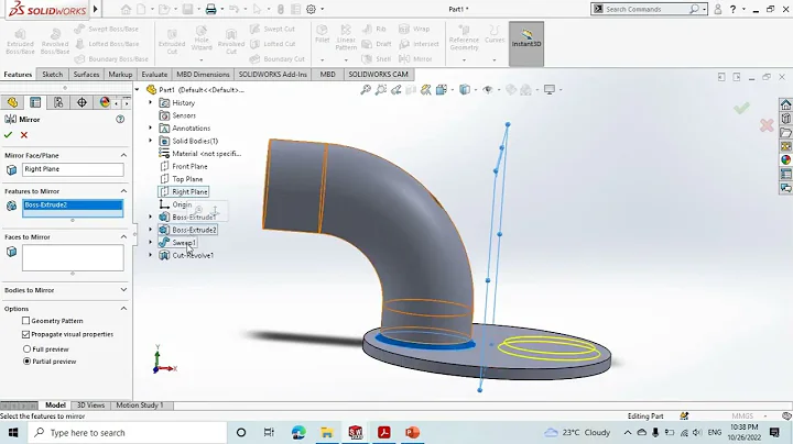ANSYS Internal Combustion Engine (ICE): Engine Sector Combustion Part 2- SOLIDWORKS Engine Design
