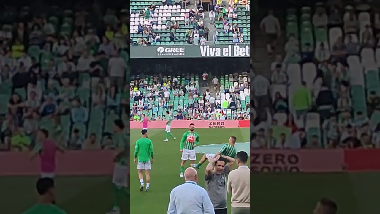 Isco, Antony y Pablo García habilidades en la previa del Betis-Osasuna.11-05-25 