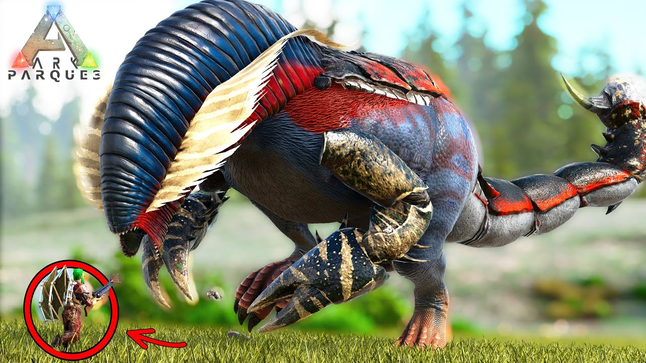 DINOSAURIO MONSTRUO DEVORADOR DE SANGRE! DINOSAURIO HIBRIDO de uñas largas Tericino  ARK Parque 3