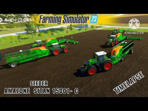 Farming Simulator 23 Mobile Gameplay - Amazone Sitan 15001-C | Timelapse |