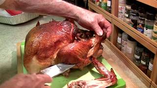 Smoking A Turkey! Thanksgiving Day 2017 @Anonymoose