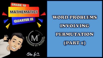 WORD PROBLEMS INVOLVING PERMUTATION (PART 1)