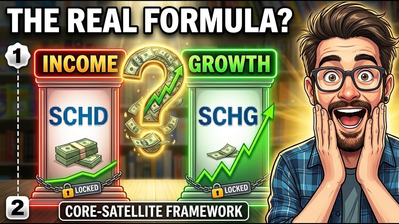 SCHD and SCHG: The 70/30 Core Satellite Strategy Explained